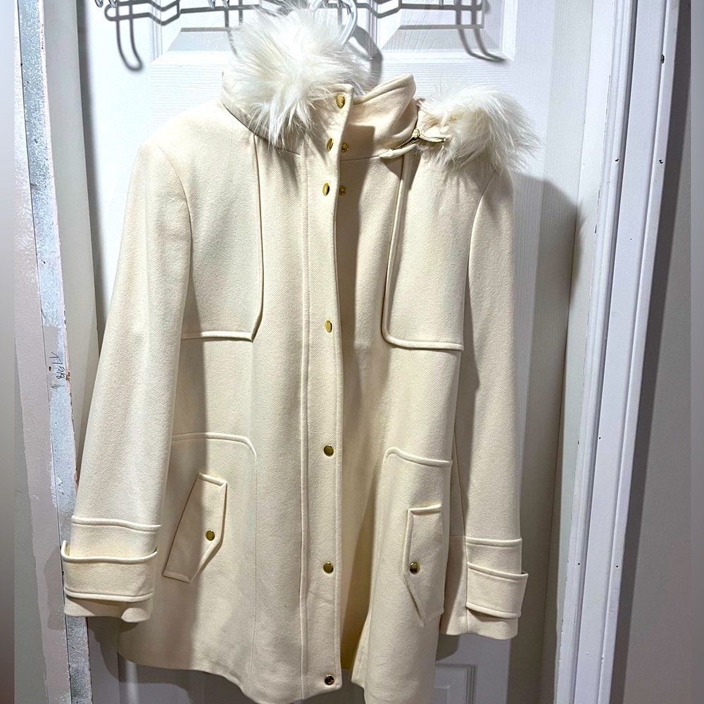 Wool blend coat